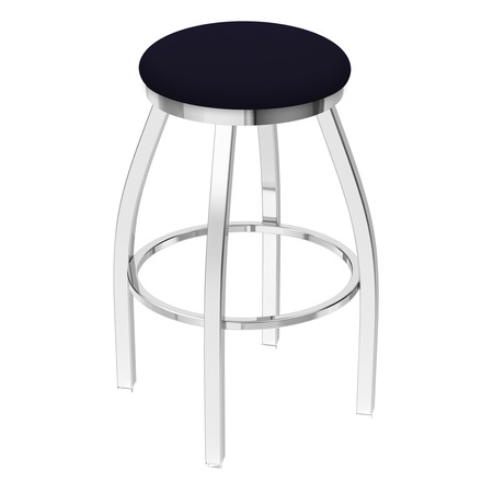 HOLLAND BAR STOOL CO 36" Swivel X-Tall Bar Stool, Chrome Finish, Canter Twilight Seat 80236CH002